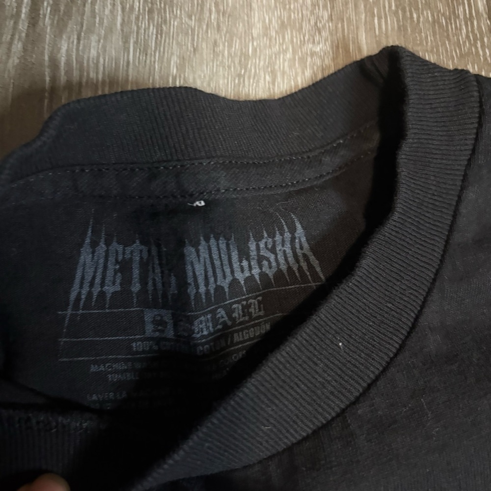 Metal Mulisha Black and Red Skull Tee - Picture 3 of 3